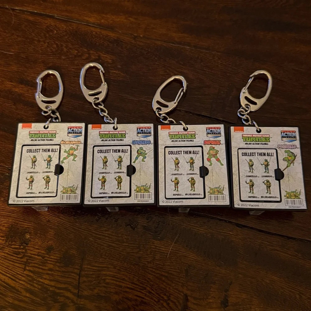 TMNT Keychain Complete Set - Picture 6 of 8